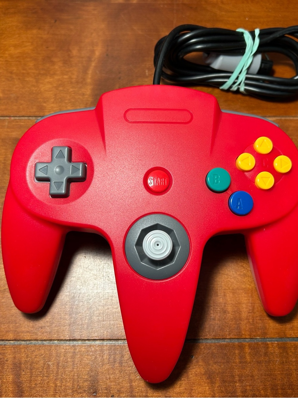 Red Wired Game Controller - Compatible Video Game Controller